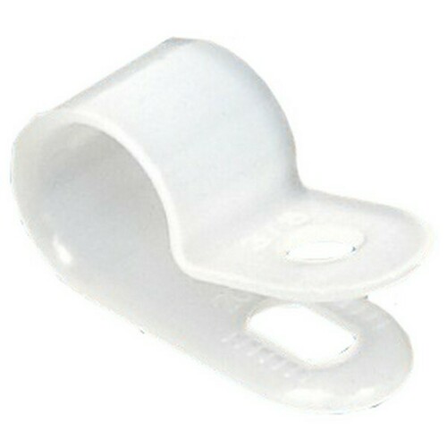 Morris 22426 Lightweight Durable Plastic Clamp for Securing Cables, Tubing, or Wire