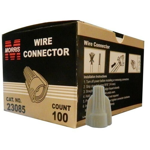 Morris 23085 Winged Twist Connectors for Easy Electrical Wiring Connections
