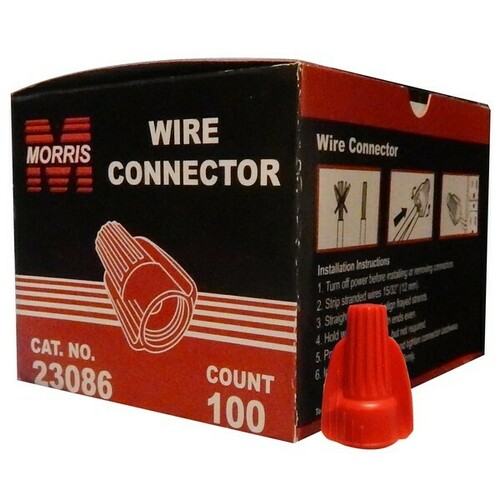 Morris 23086 Winged Twist Connectors for Easy Electrical Wiring Connections