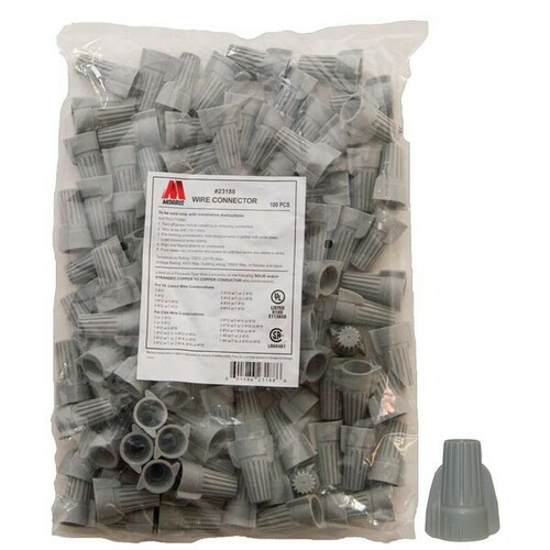Morris 23188 Winged Twist Connectors for Easy Electrical Wiring Connections