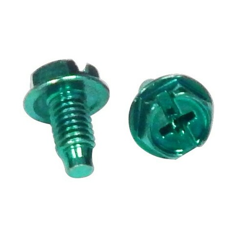 Morris 30772 Green Grounding Screw for Electrical Grounding Applications