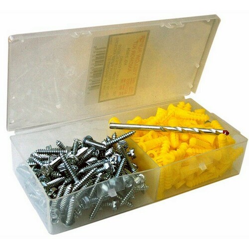 Morris 31020 Super Yellow Anchors Larger Stronger than Traditional Plastic Anchors