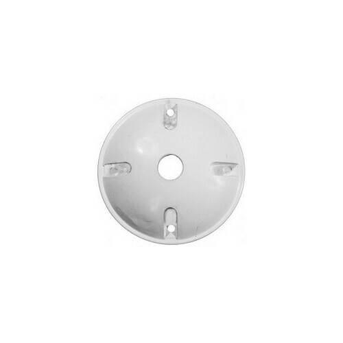 Morris 36812 Weatherproof One Hole Aluminum Cover, Powder Coated
