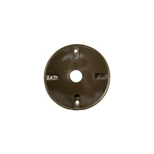 Morris 36814 Weatherproof One Hole Aluminum Cover, Powder Coated