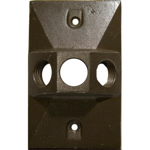 Morris 37334 A Weatherproof Three Hole lampholder Cover for indoors or out.