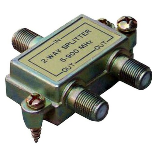 Morris 45030 Heavy Duty 2-Way Splitters with Screw Mount