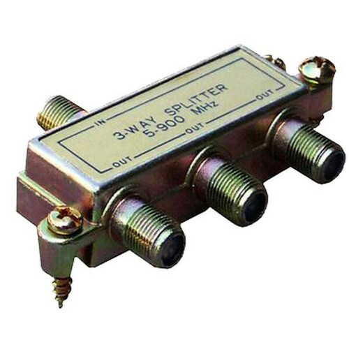 Morris 45042 Durable Screw Mount 3-Way Splitter