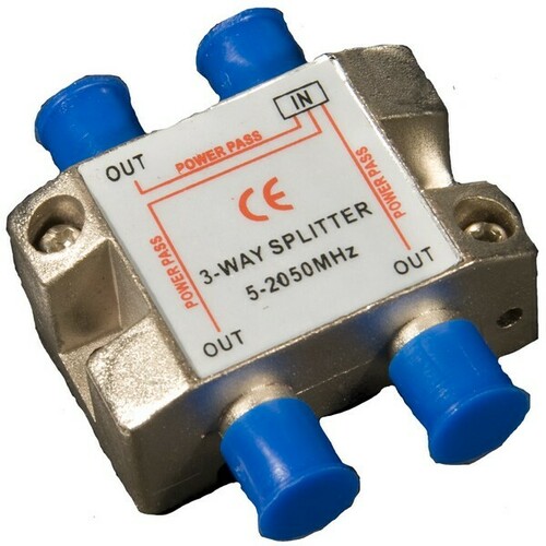 Morris 45044 Durable Screw Mount 3-Way Splitter