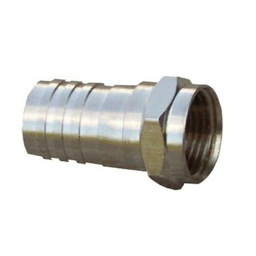 Morris 45060 Crimp on F Connector for Coaxial Cable Termination