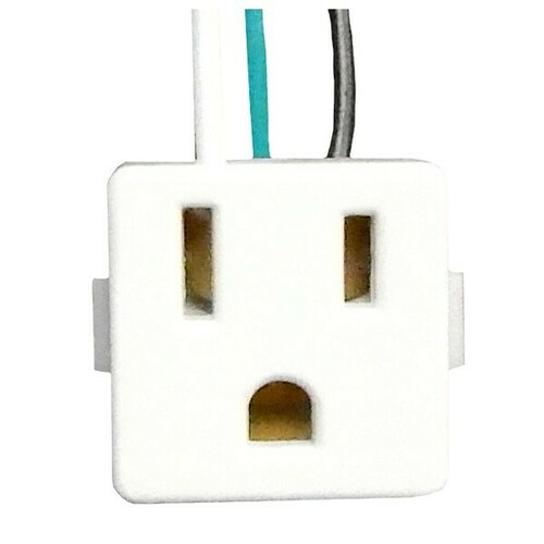 Morris 45251 3-Wire Grounding Polarized Receptacle for Bathroom Cabinets