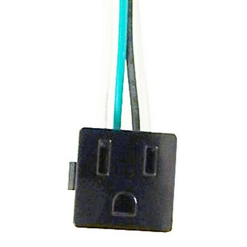 Morris 45252 3-Wire Grounding Polarized Receptacle for Bathroom Cabinets
