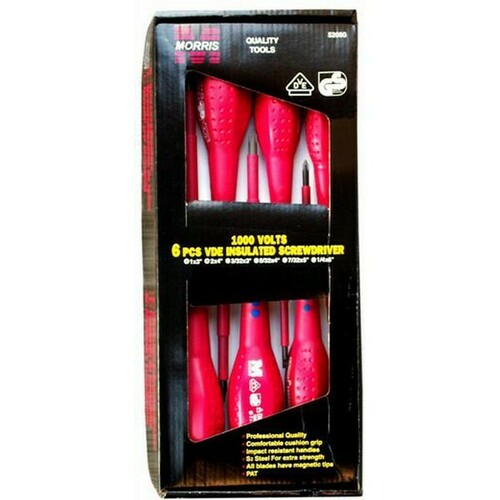 Morris 52090 Six-Piece Insulated Screwdriver Set