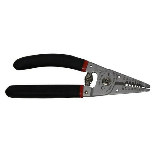 Morris 54426 Curved Handle Wire Cutter and Stripper - Quick Comfortable