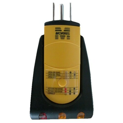 Morris 59080 Easy Use Electrical Receptacle Tester
