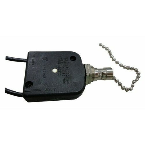 Morris 70023 Ceiling Pull Chain Switch for Lights or Fans
