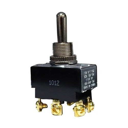 Morris 70110 Large DPDT Toggle Switch - 3 Positions
