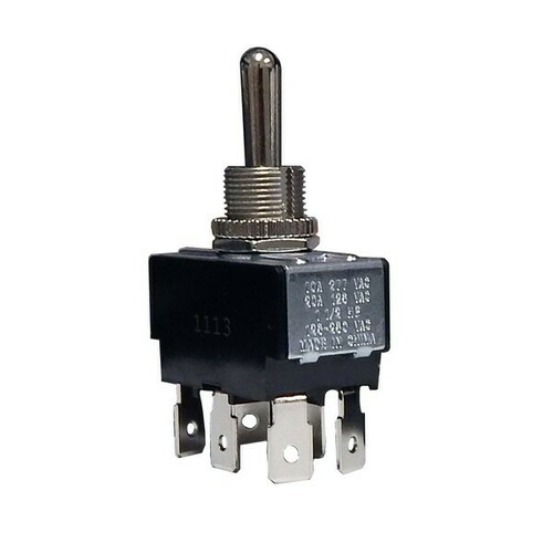 Morris 70111 Large DPDT Toggle Switch - 3 Positions