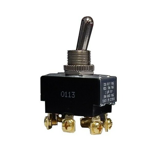 Morris 70130 Large DPDT Toggle Switch - 3 Positions