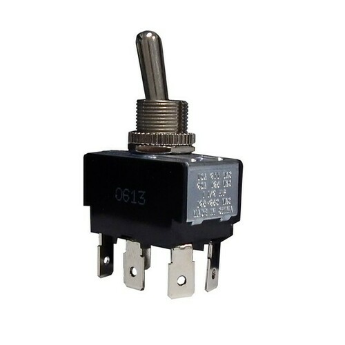 Morris 70131 Large DPDT Toggle Switch - 3 Positions