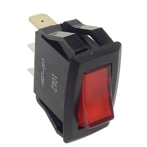 Morris 70190 Lighted Rocker Switch for Dimly-Lit Areas