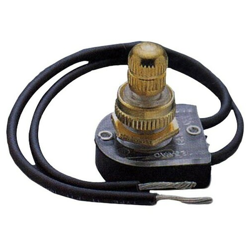 Morris 70220 Brass Rotary Canopy Button for a High-End Look