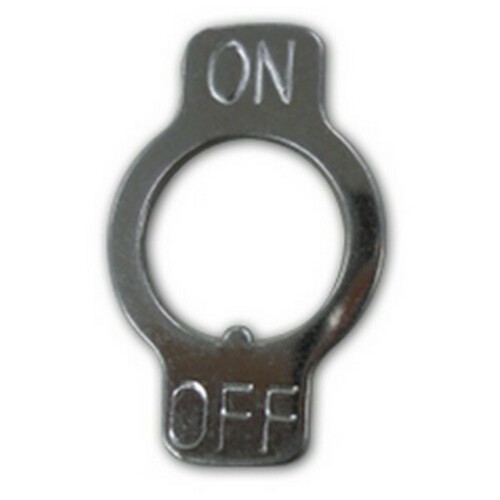 Morris 70246 ON-OFF Indicator Plate for Most Toggle Switches