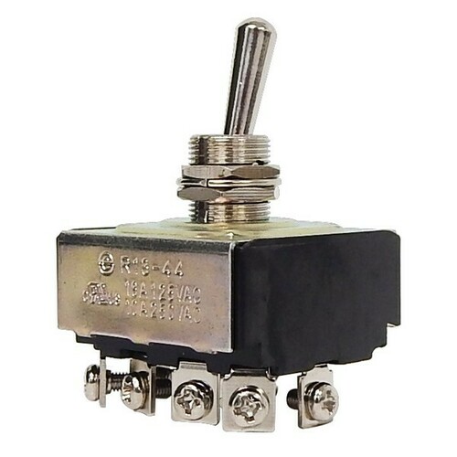 Morris 70304 Durable Brass and Nickel Plated Multi-Pole Toggle Switches