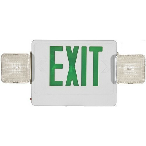 Morris 73032 Emergency Light LED Exit Sign - Double Safety, Half the Price