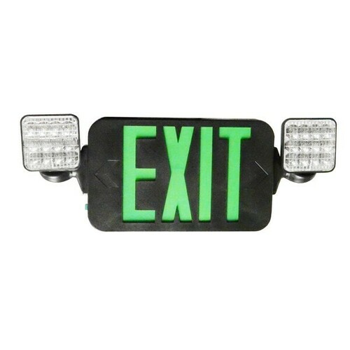 Morris 73435 LED Energy Saving Exit Sign Emergency Light Unit - Compact Design