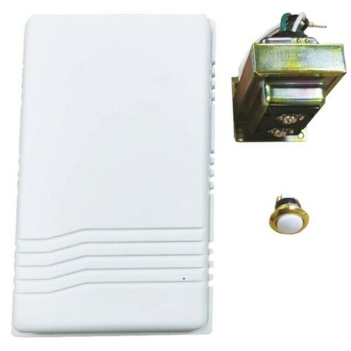 Morris 78030A Wired Chimes with Large Push Button for Home