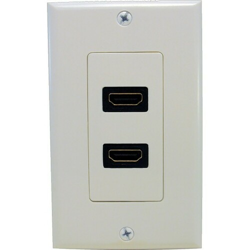 Morris 80442 HDMI Home Entertainment Wall Plate for HDTV Applications