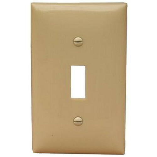 Morris 81010 Durable 1 Gang Wall Plate for Toggle Switch