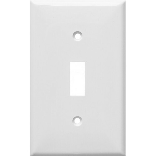 Morris 81011 Durable 1 Gang Wall Plate for Toggle Switch