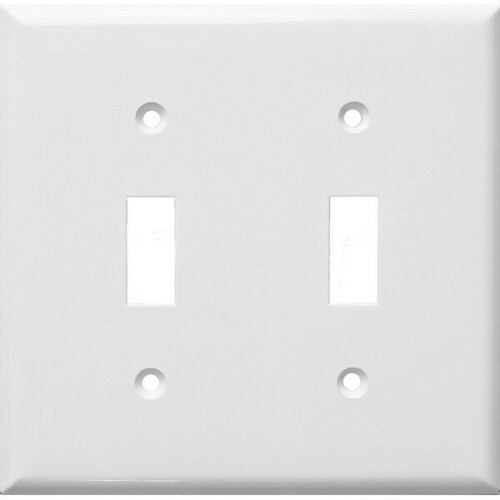 Morris 81021 2 Gang Wall Plate Toggle Switch