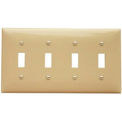 Morris 81040 4 Gang Wall Plate Toggle Switch