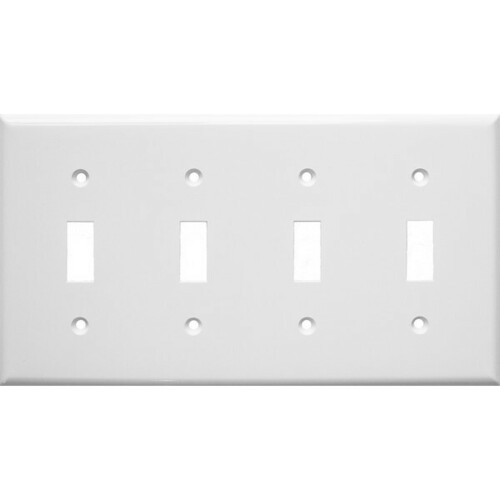 Morris 81041 4 Gang Wall Plate Toggle Switch