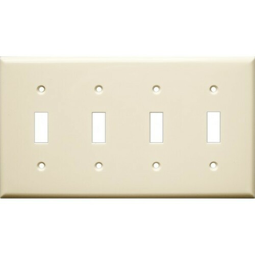 Morris 81043 4 Gang Wall Plate Toggle Switch
