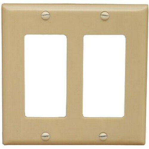 Morris 81120 Decorative GFCI 2 Gang Wall Plate - Sturdy and Attractive