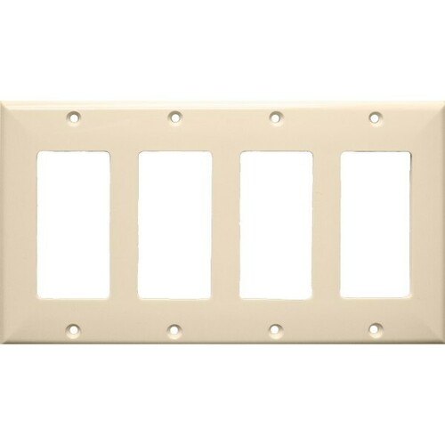 Morris 81143 Decorative GFCI 4 Gang Wall Plate - Great Value