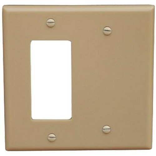 Morris 81220 Durable Lexan Wall Plates 2 Gang GFCI Blank