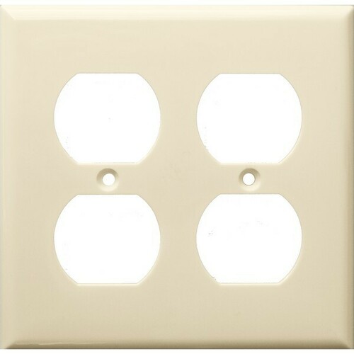 Morris 81423 Sturdy 2 Gang Duplex Receptacle Wall Plate
