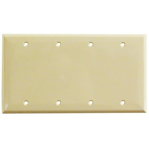 Morris 81540 Impact Resistant 3-Gang Wall Plate Blank