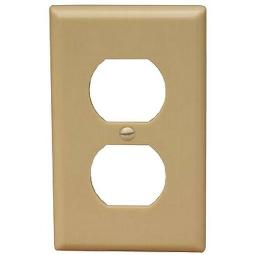 Morris 81730 Oil Resistant Wall Plate for Midsize Duplex Receptacle