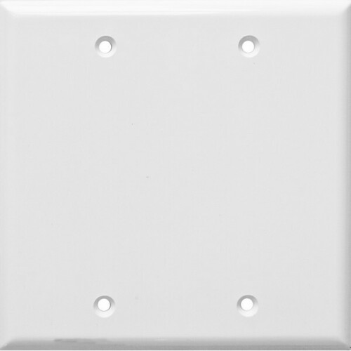 Morris 81746 Classic 2 Gang Wall Plate for Midsize Blank