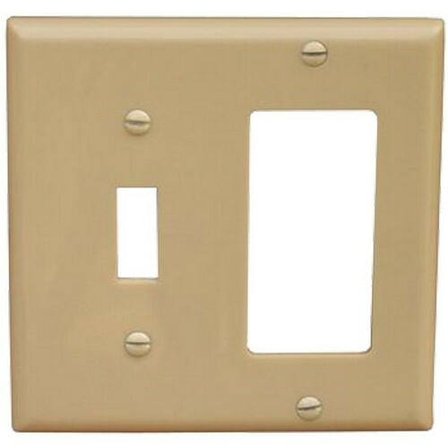 Morris 81790 Classic 2 Gang Wall Plate for Midsize Toggle/GFCI