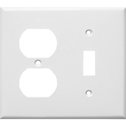 Morris 81796 Classic 2 Gang Wall Plate for Midsize Toggle Duplex