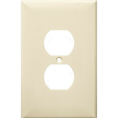 Morris 81833 Oil Resistant 1 Gang Wall Plate for Oversize Duplex Receptacle