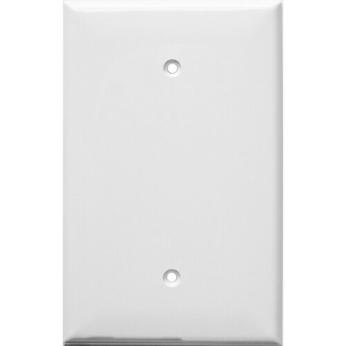 Morris 81841 Oversize 1 Gang Wall Plate with Matching Screws