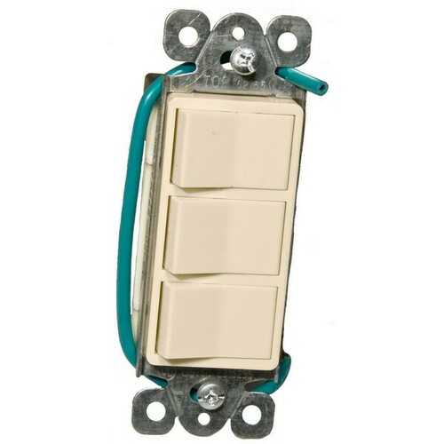 Morris 81973 Attractive Triple Rocker Switch - Great Price