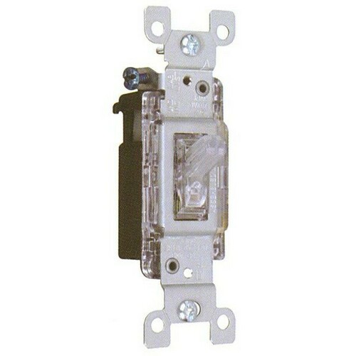 Morris 82045 Zinc-Plated Backlit Toggle Switch